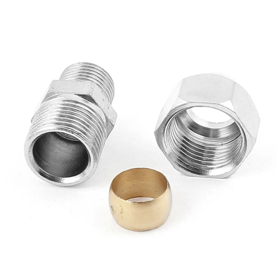 4PCS 1/8 BSP Filettatura Maschio 8 millimetri Tubo Diametro Etero Pneumatico Attacco Rapido Connettore