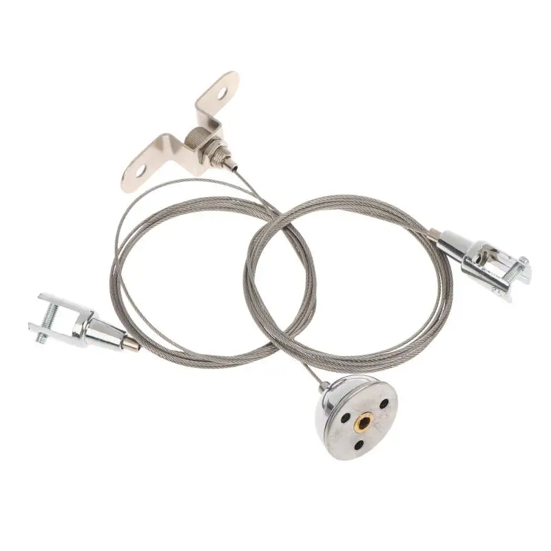 1Pc Adjustable 0.5M/1M/2M Stainless Steel Wire Rope Kit For Advertising Board Ceiling Acrylic Fixed Hanging