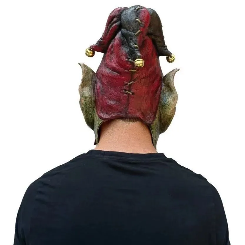 2025 Maschera di Halloween Campana Pagliaccio Teschio Pagliaccio Parodia Cappuccio spaventoso Prom Party Dress Up Puntelli