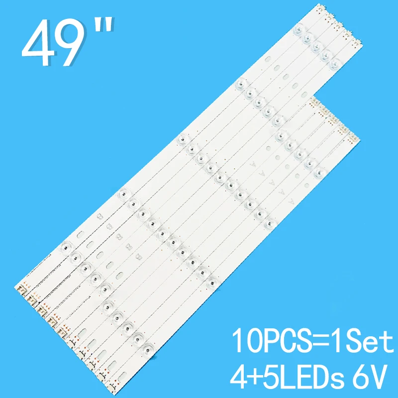 LED バックライトストリップ LIG49LB スクエアレンズ 4 + 5 ライト 49lb629v 49lb5500 49lb550v 49lb5550 6916L-1944A 1945A 6916l-1788A 1789A