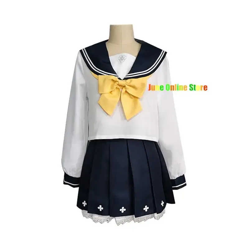 2025 ♥ New Anime Game Blue Archive Ajitani Hifumi Cosplay Costume for Women Adult Sailor Suits JK Uniform Jacket Bow Headwear ☆★