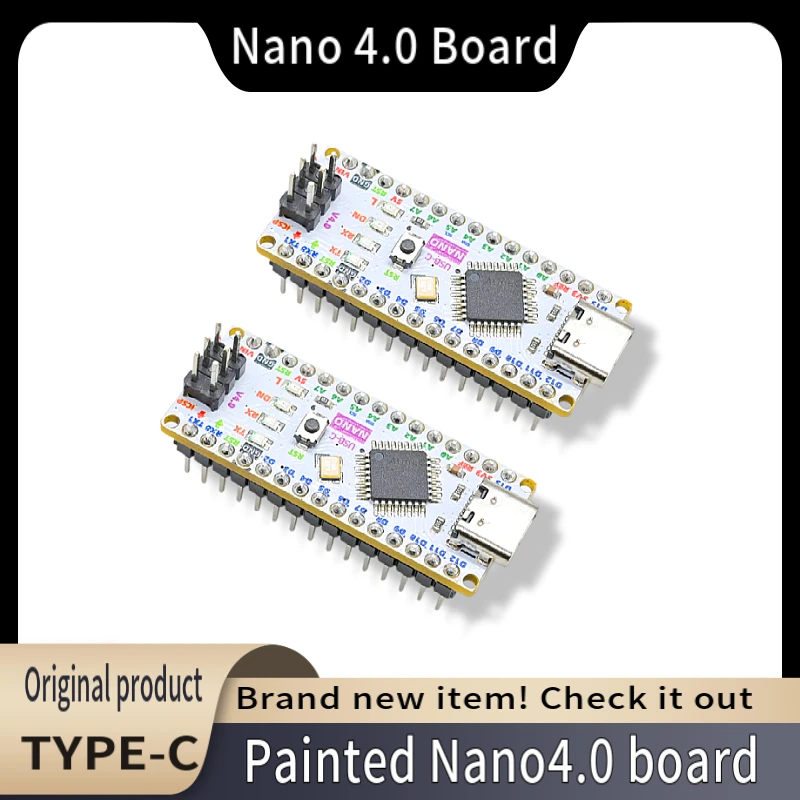 Nowa płytka rozwojowa Nano V4.0 (kompatybilna z Arduino Nano 3.0) z portem Type-C, płytka do lutowania Nano 4.0 ATMEGA328PB dla Arduino IDE