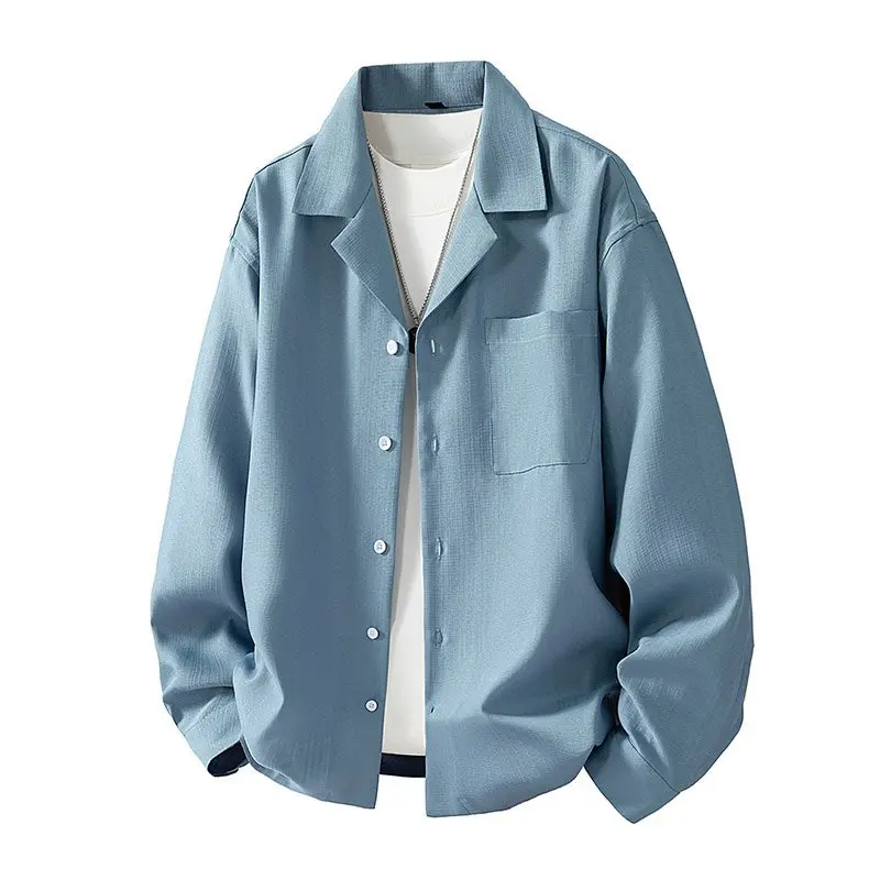 

Men's Long Sve irt Jaet C2492 Linen Simulation Outerwear Comfortable Wearing Vintage Sle Cotton Material Casual Faion