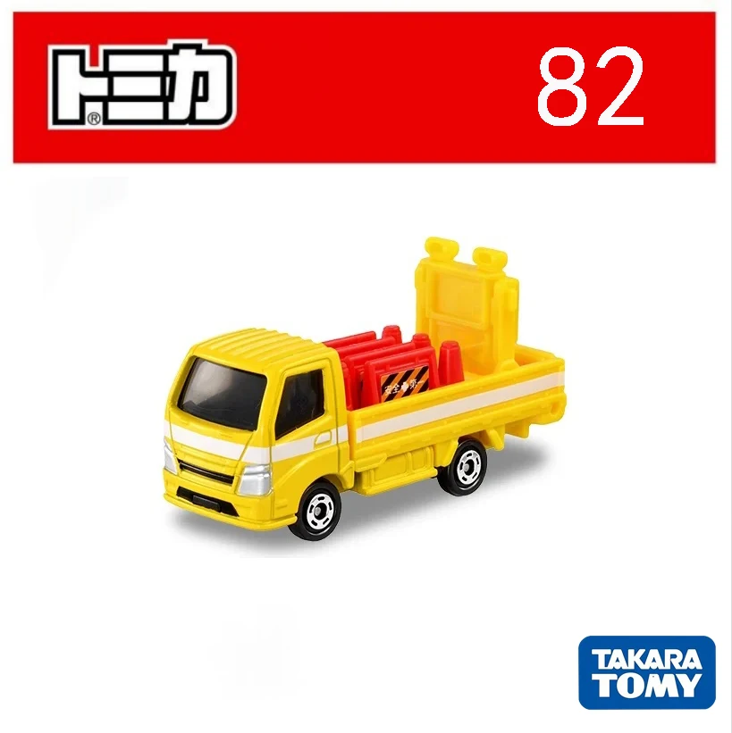 

Takara Tomy Tomica No. 82 Road Safety Transport Truck Alloy car Diecast Model Replica Series Children Gifts Boy Toys