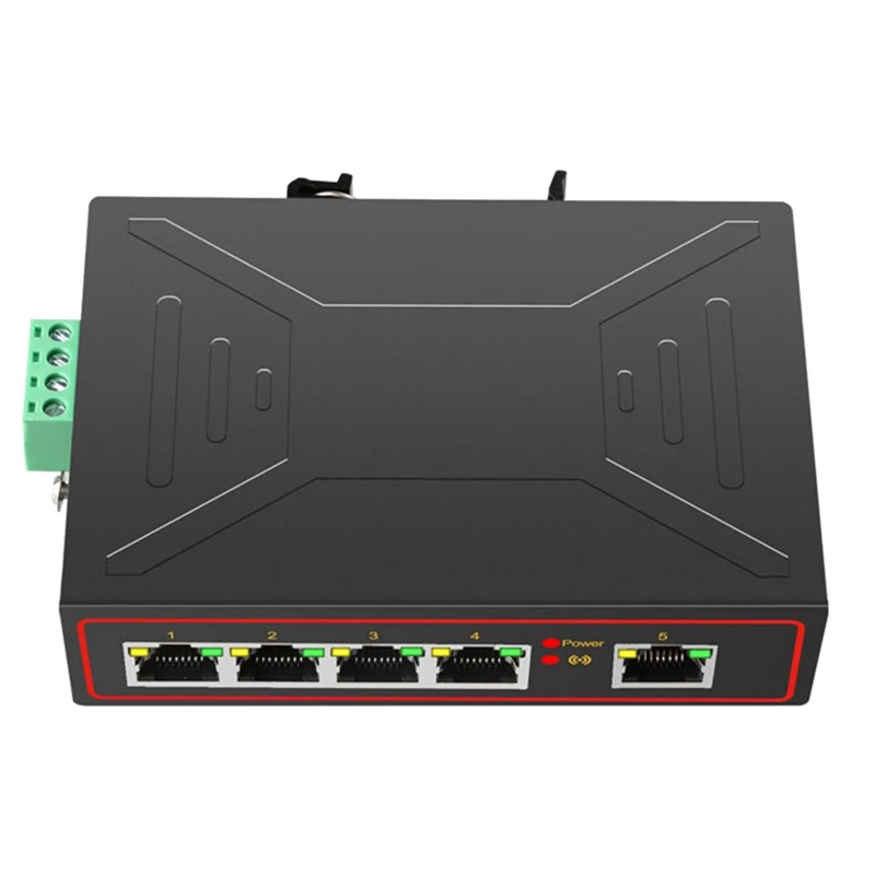 Plug & Play RJ45 Hub Internet Splitter RJ45 Switch Din Rail Typ Verbesserung schalter