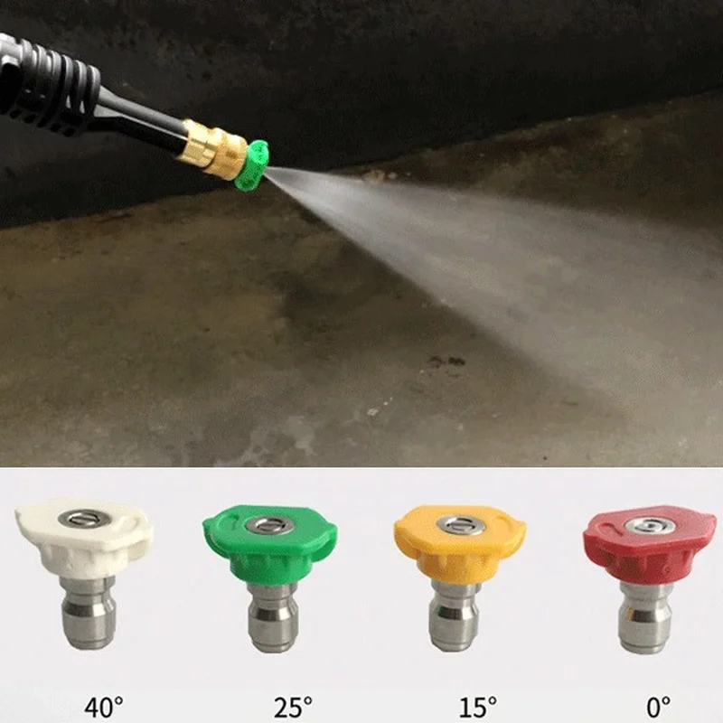 High Pressure Water Gun Nozzle Quick Release Washer Connectors Car Wash Snow Foam Lance Spray Sector Sprinkler Heads Nozzles