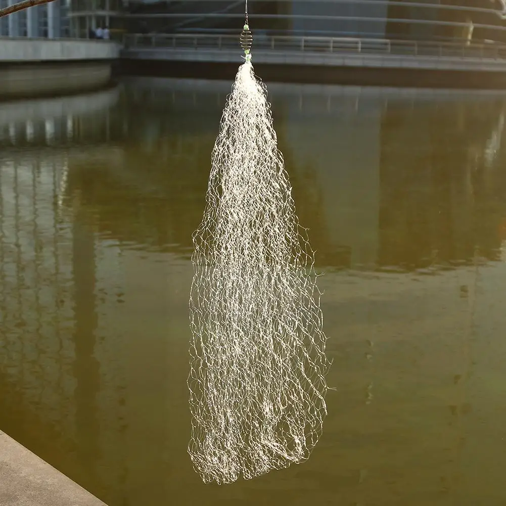 شبكة صيد السمك، شبكة فخ مضيئة، شبكة صيد السمك، تصميم من النحاس الربيعي، شباك الخيشومية المصبوبة لصيد الأسماك #1