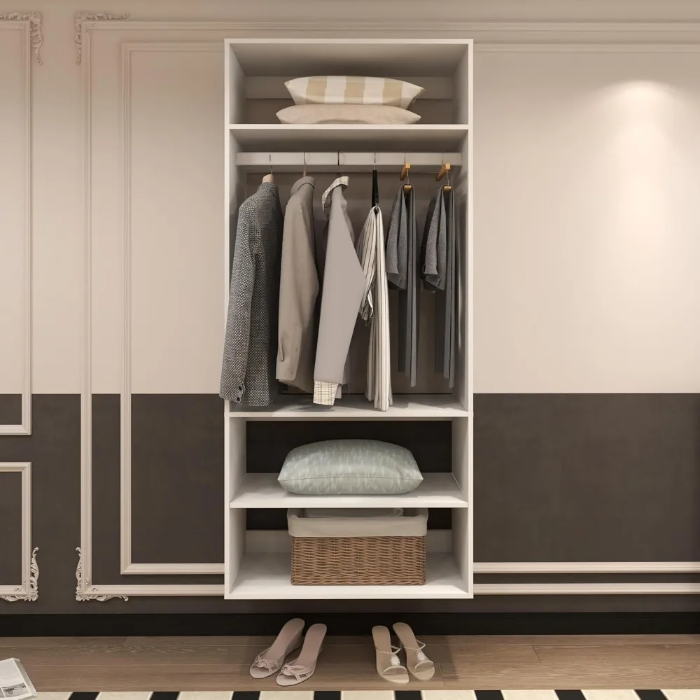 Clothing Racks，Walk in Closet Organizer System, Wardrobe Closet System, Modular Closet Systems (Module: A2)，clothes Rack