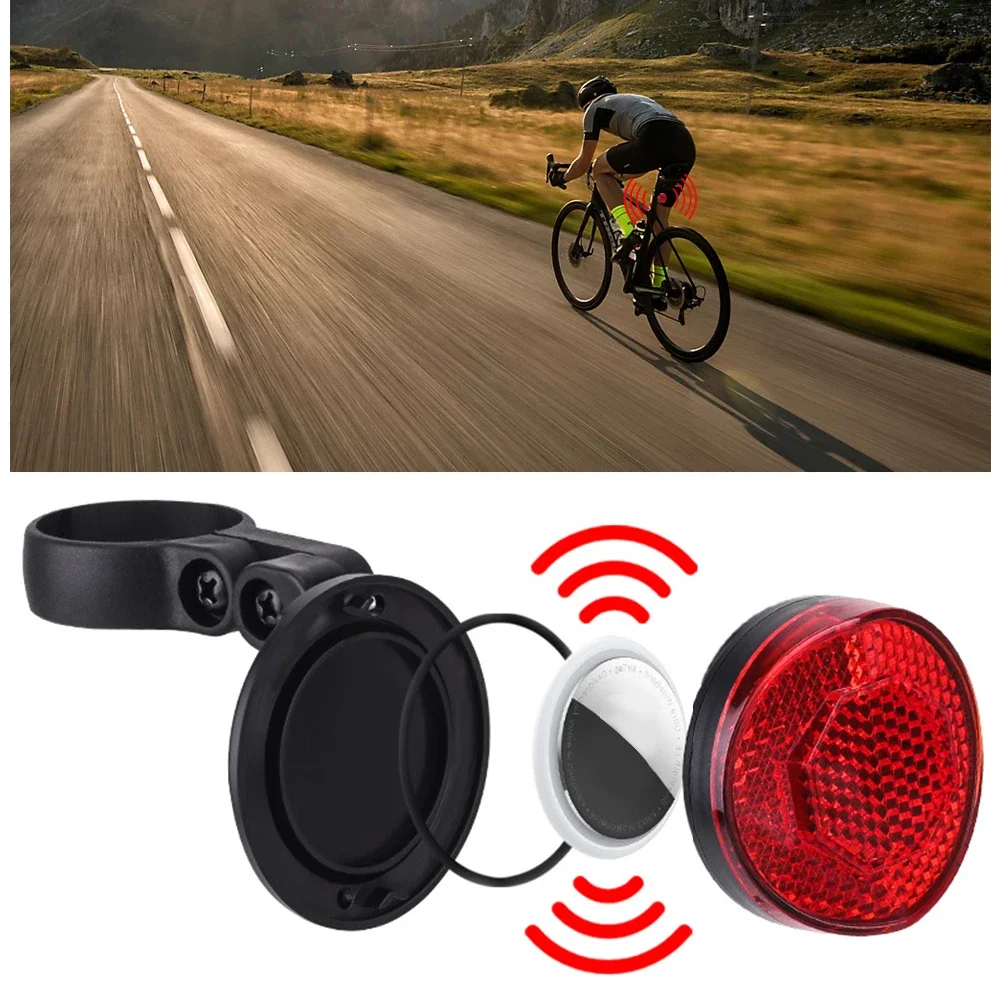 Mountain Bicycle Rack Light Anti-Theft Cycling Locator Tracker Night Light Positioning Hidden Bike Accessories for AirTag