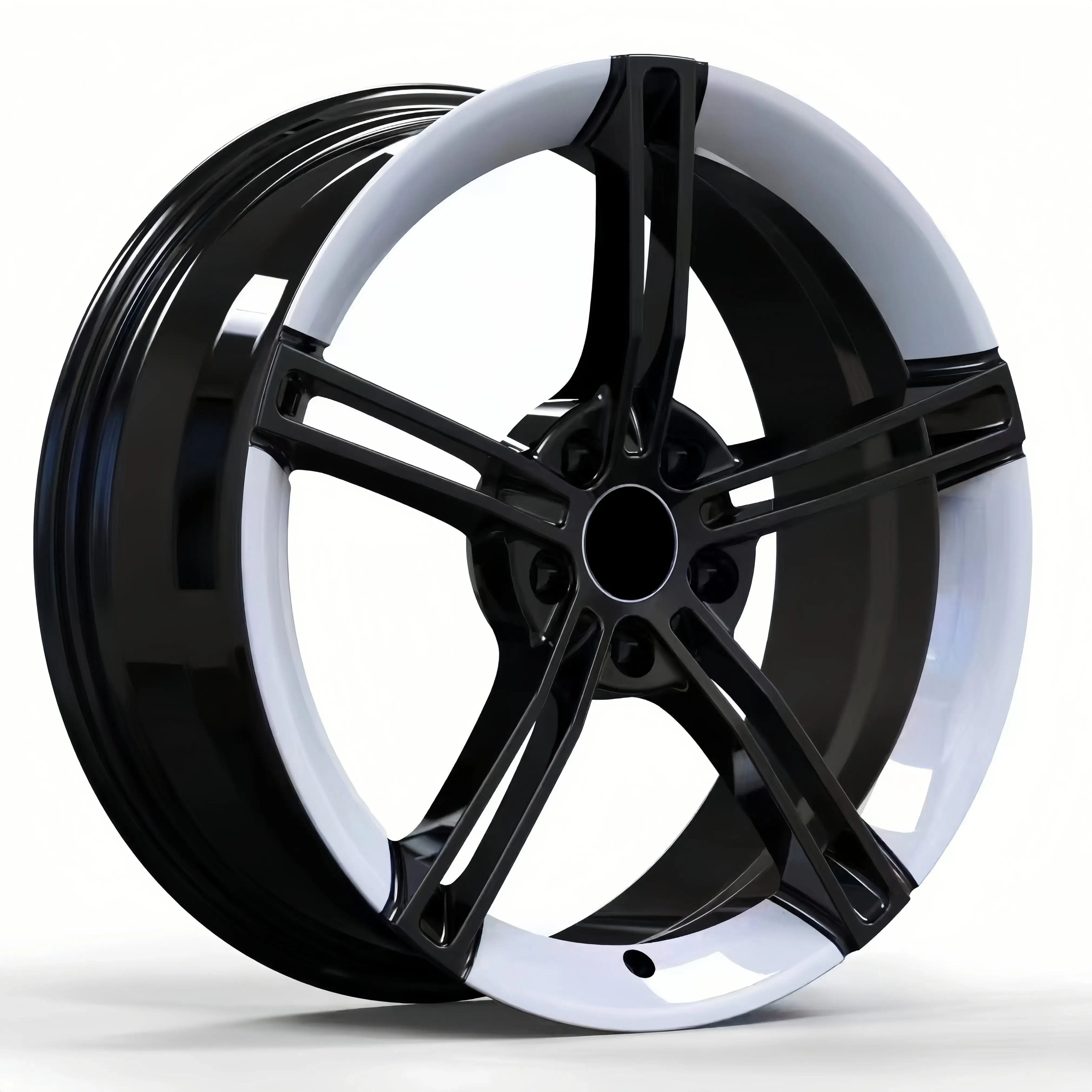 Upgraded versionKW for Porsce 911 Cayenne Macan Panamera 5x130 Wheels   Forged 20 Inch 8.5J 9.5J  Black and White Rims Allo