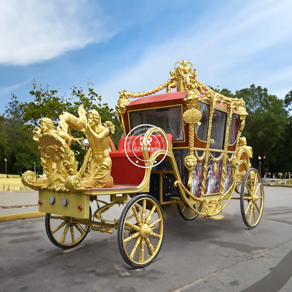 European Style Customizable Royal Carriage Electri Elegant Royal Presence Royal Carriage For Scenic Area Use