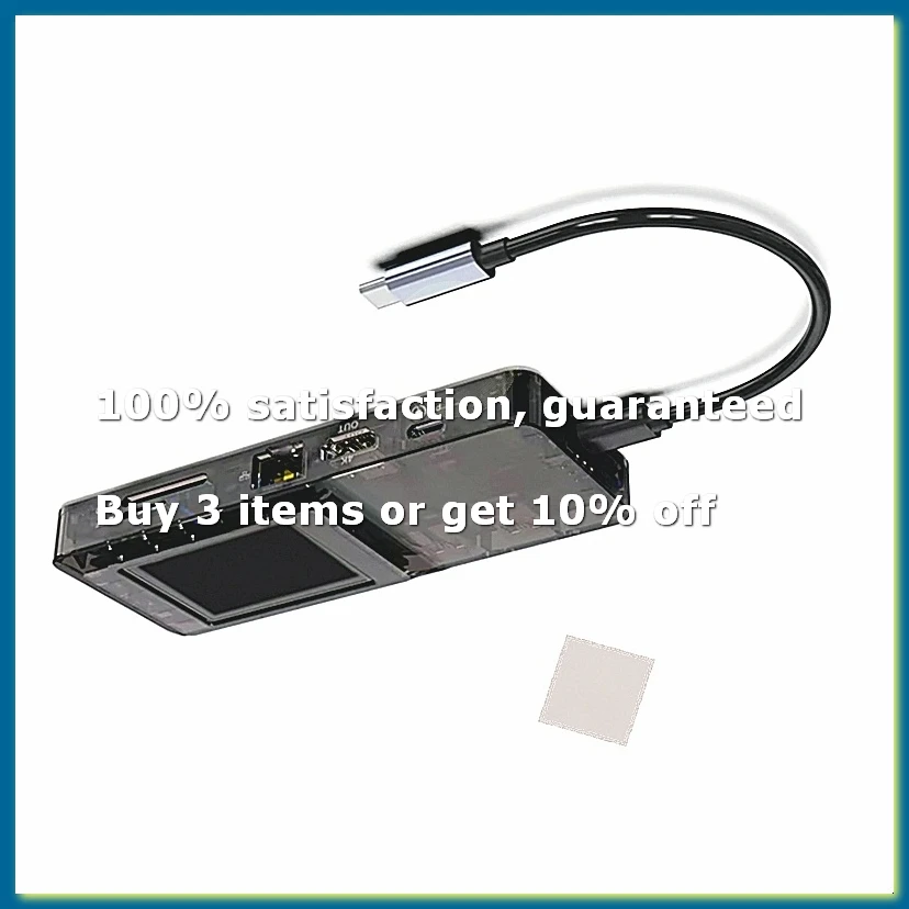 0108-D Typec L Stream Dec Visual Docking Station Network Port Docking Station Custom Button with Console-WDL