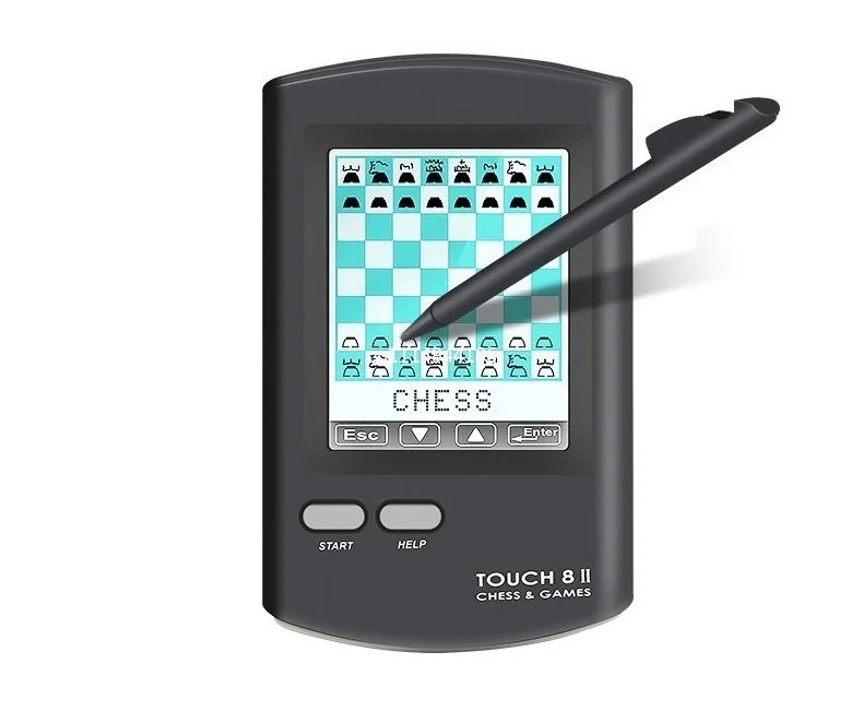 8-in-1 Handheld Electronic International Chess, AI Human-Machine Gameplay, Learn Chess Anytime Anywhere