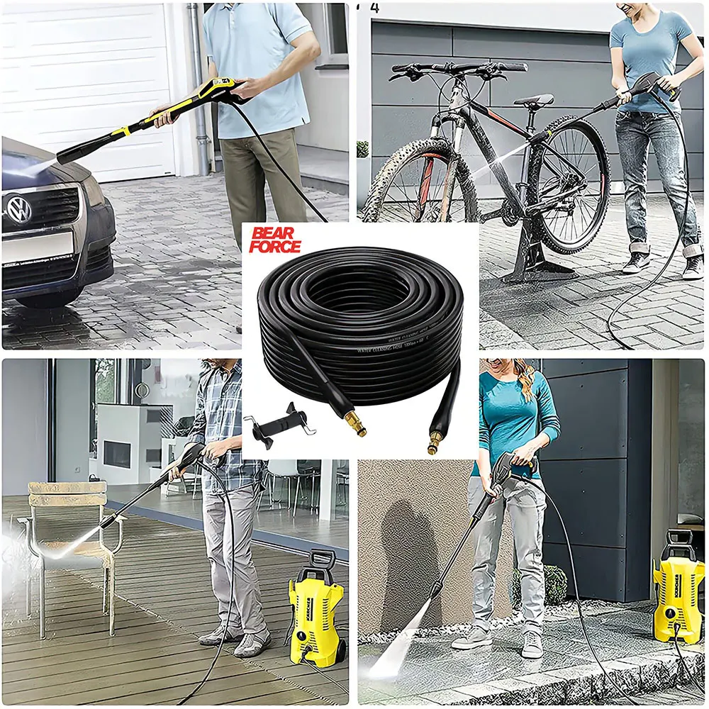 6 ~ 15 m Auto Waschmaschine Schlauch Rohr Schnur Hochdruckreiniger Wasser Reinigung Verlängerung Schlauch Wasser Schlauch für Karcher K2 K3 K4 K5 K6 K7 Waschbecken – Detail 10