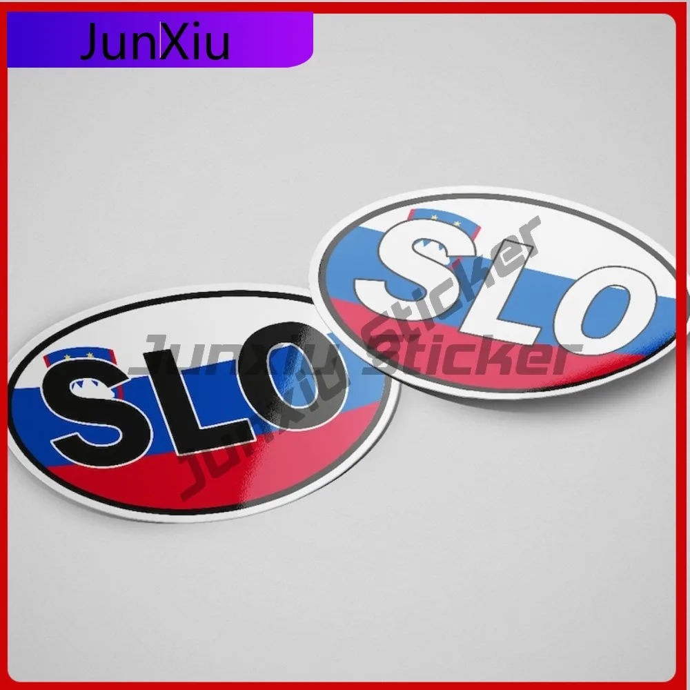 Slovenia SLO Sticker Cool Mobile Phones Cars Cool Motorcycle Helmet Refrigerators Scratch Resistant Anti UV Vehicle Decor Car