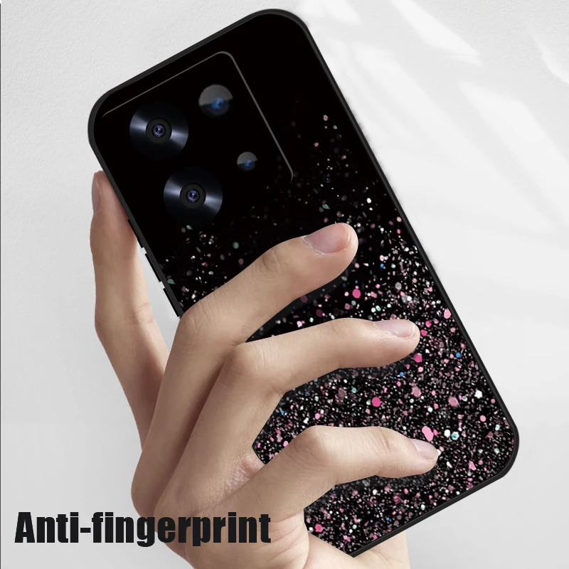 Custodia per cordino con paillettes glitterate per Xiaomi 13T 11T Pro Mi 11 Lite 5G NE Poco X6 X5 F6 M6 Funda Redmi Note 13 12 11 10 Pro 11s 5G