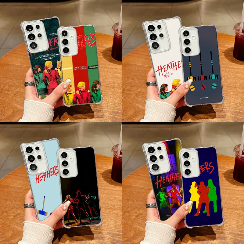 T-Trio Mallet Aesthetic Phone Case For Samsung S26 Ultra S25 Edge Galaxy S23 S21 S20 S24 FE S22 Plus S26FE S25FE TPU Cover Clear