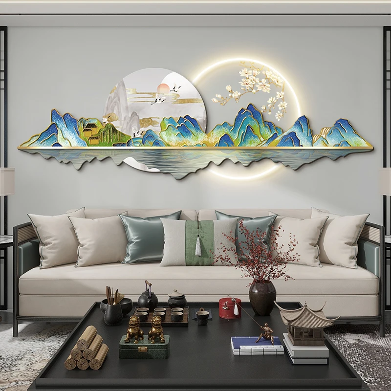 ZChinese Style Led Clock Wall Luxury High Quality Romantic Creative Fashion Clock Wall Living Room Reloj De Pared DecorationZ