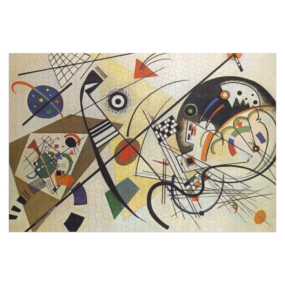 

Wassily Kandinsky - Traverse Line Jigsaw Puzzle Personalized Child Gift With Photo Puzzle