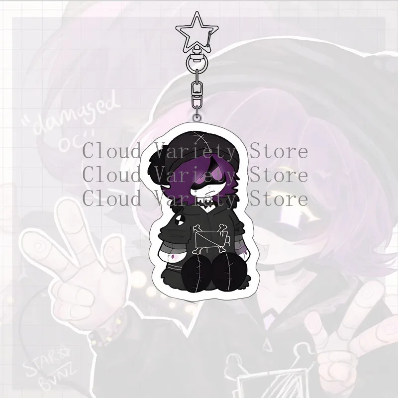Murder Drones Acrylic Pendant Uzi N Game Figure Exquisite Keychain Bag Decorate Keyring Student Cartoon Collect Birthday Gift