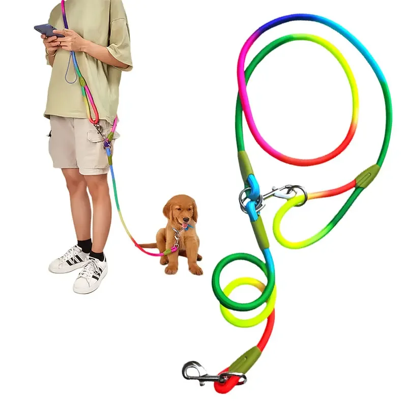 Hands Free Dog Leash Reflective Nylon Pet Walking Running Jogging Adjustable Walking Free Hands Rope Chain for Small Large Dogs