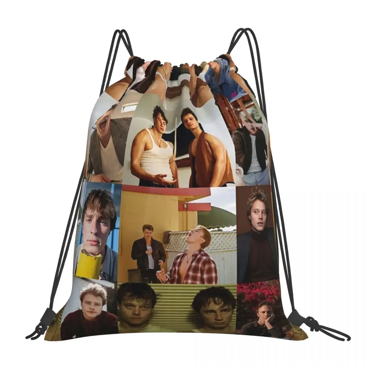 

JJ Maybank - Rudy Pankow Backpacks Portable Drawstring Bags Drawstring Bundle Pocket Sports Bag Book Bags For Man Woman Students