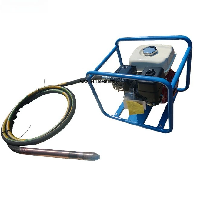 High Frequency Frame Type Concrete Vibrator 5.5HP Loncin Engine with 35mm/50mm Rod