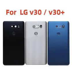 For LG V30 Battery Cover Door Rear Glass Housing Case For LG V30+ Back Cover H930DS VS996 Battery Cover Replacement Parts