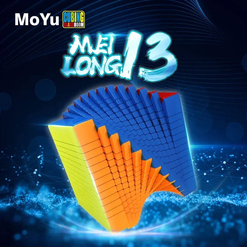 [Picube] MoYu MeiLong 13x13 12x12 11x11 10x10 Magic Cube Puzzle Stickerless Stickers Kids Cube Fidget Toy Puzzle Cubo Mágico