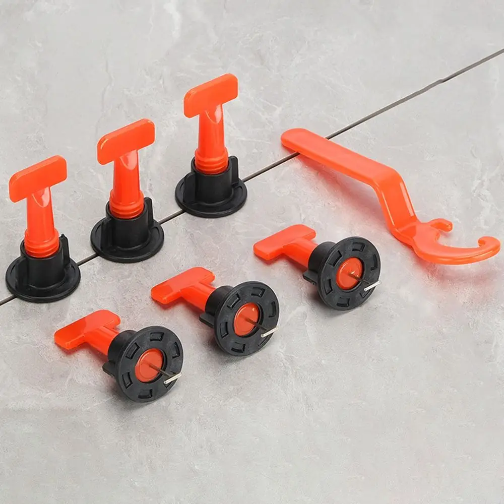 126pcs/151pcs Replacement Floor Leveling Tile Spacers Clips Leveling System Reusable Floor Gap Clips Wedges Tile Tools
