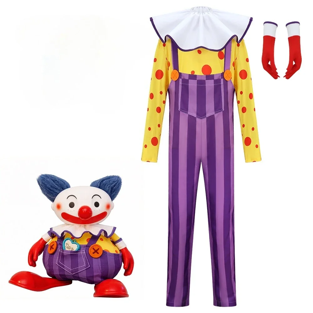 BRM Giggly Clown Halloween Cosplay Kostüm Overall Halloween Cosplay Outfit