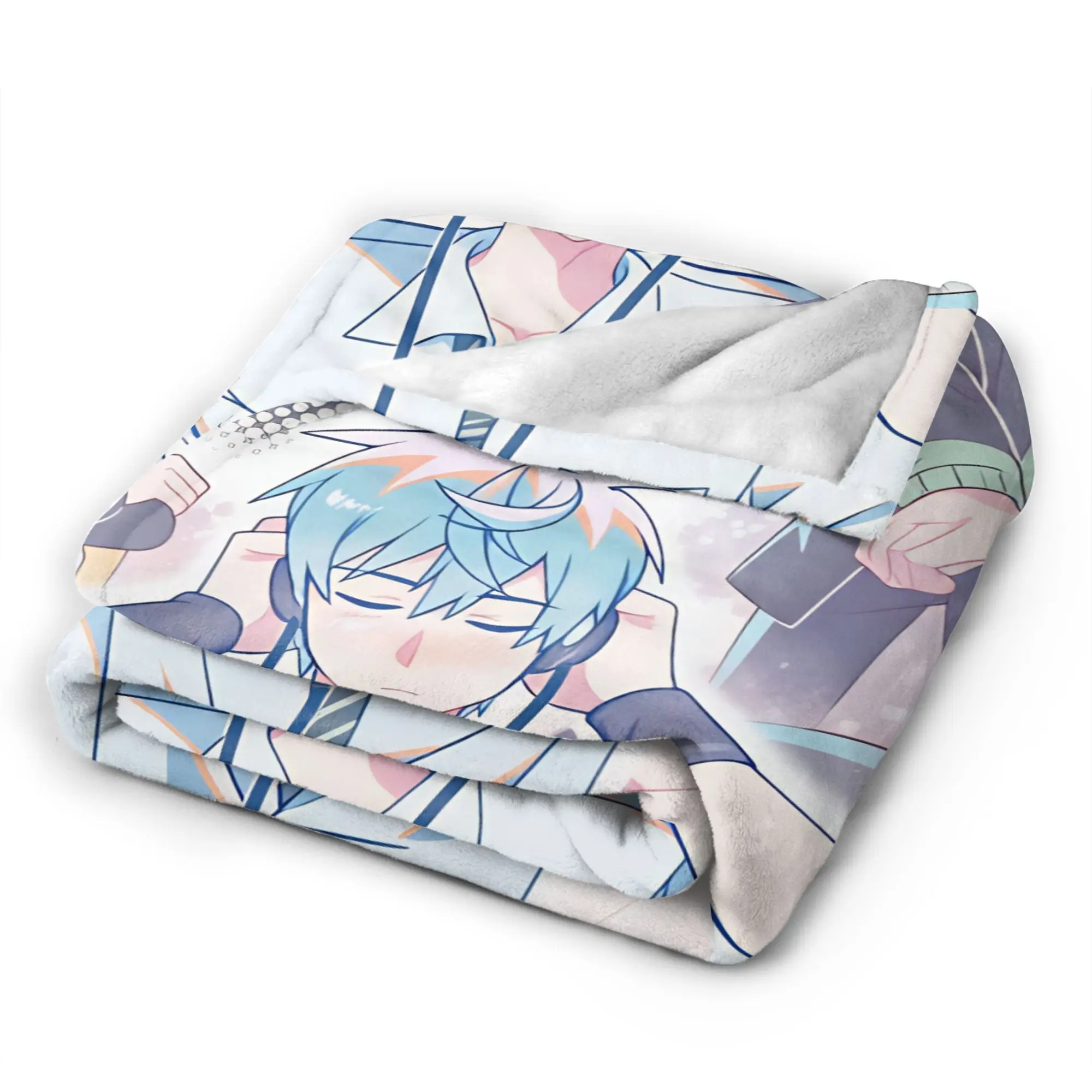 Alien Stage Bedding Throws Warm Cozy Graphic Blanket  For Outdoor Plane Travel Flannel Bedspread Bed Cover