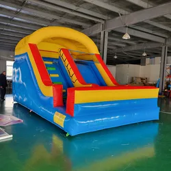Large Outdoor Inflatable Slide, Hot Sale Bouncy Slide, Factory Price land Slide with a blower