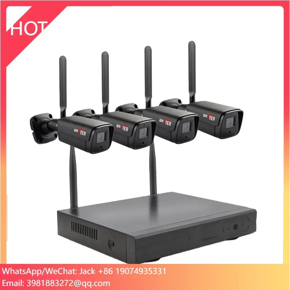 2024 nuevo sistema inalámbrico caliente del CCTV del sistema de cámara Cctv Wifi del equipo de la cámara IP de 4CH 3MP