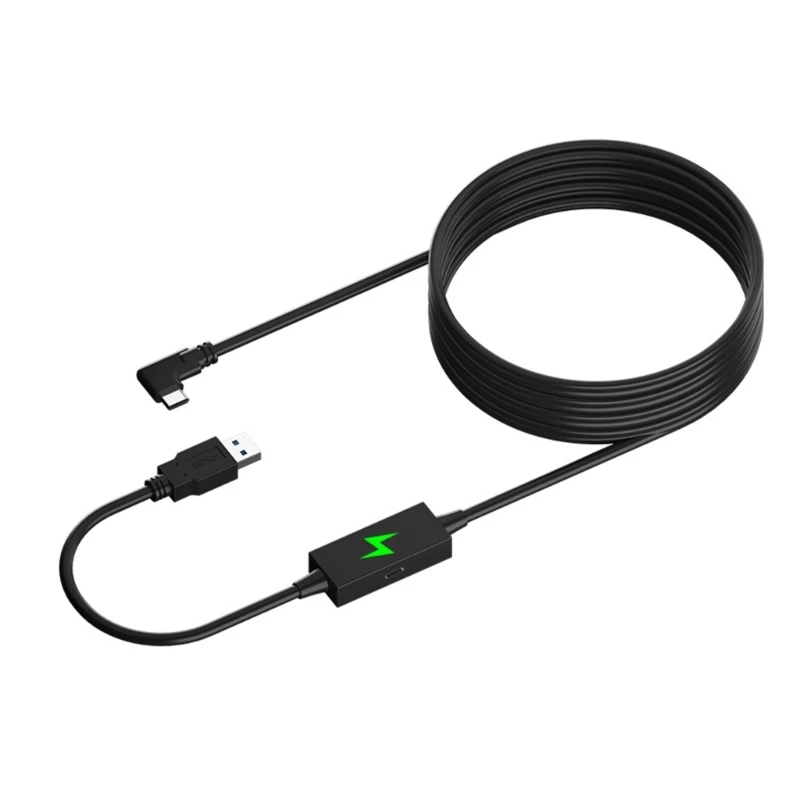 Link Cord 16FT for Quest 2 / PICO 4 / Neo 3/ Quest Pro VR Headset Link for Charging & High Speed PC Data Transfer Cable