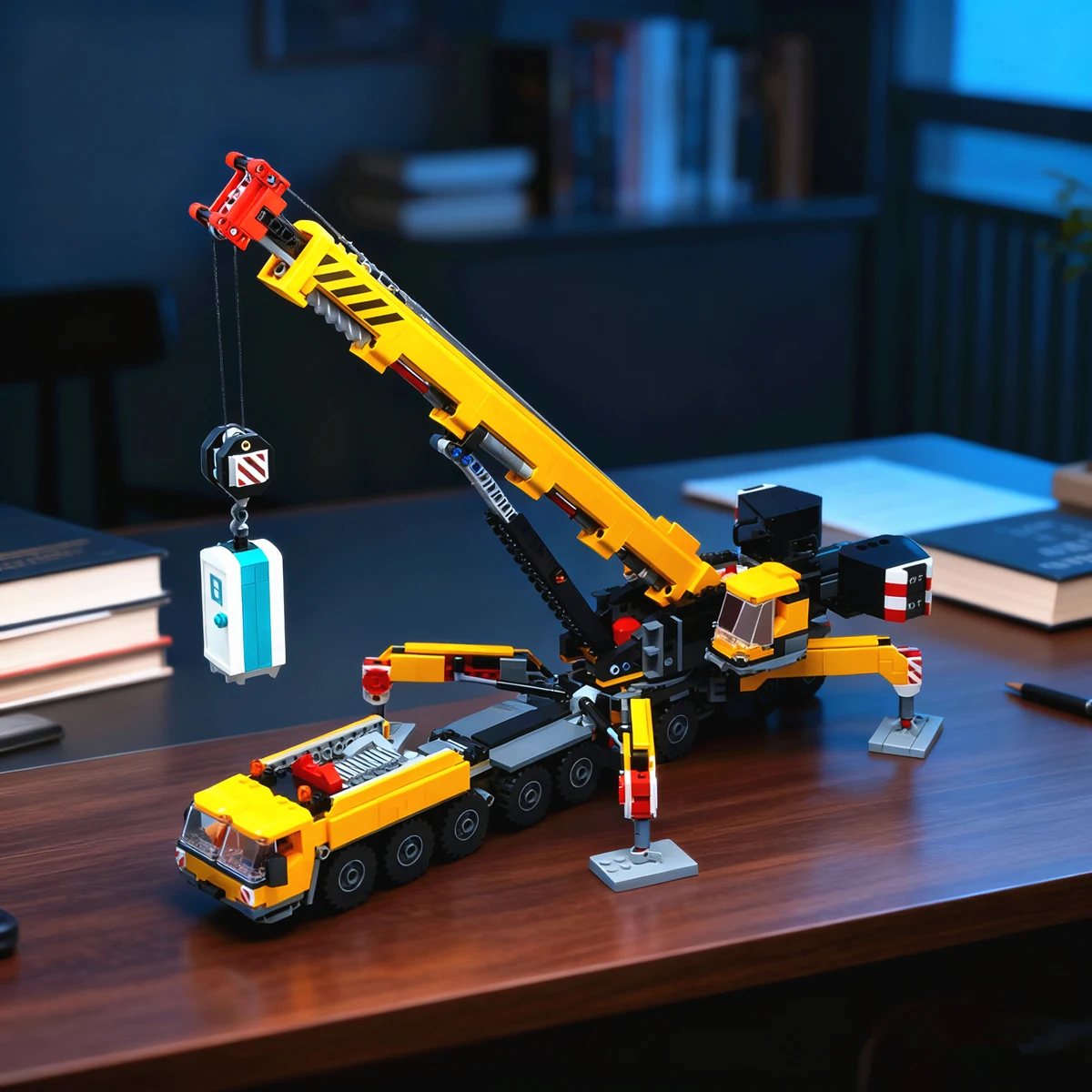 

Технические строительные блоки экскаваторов, тяжелый кран, городской грузовик, инженерная модель, строительные кирпичи, игрушки, подарок на день рождения, набор для мальчиков