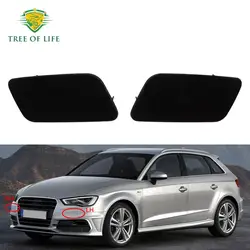 Front Bumper Headlight Headlamp Washer Spray Nozzle Jet Cover Cap For Audi A3 2012 2013 2014 2015 2016