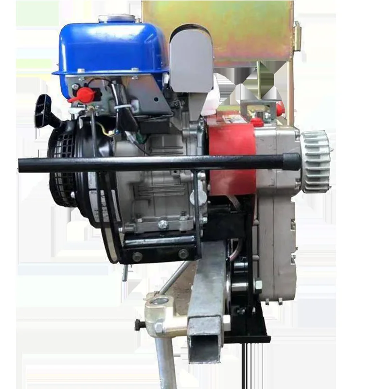 2025 مركبات نقل مثبتة على مسار البنزين للمزارع مركبة نقل السكك الحديدية الصغيرة بدون طيار للبساتين.