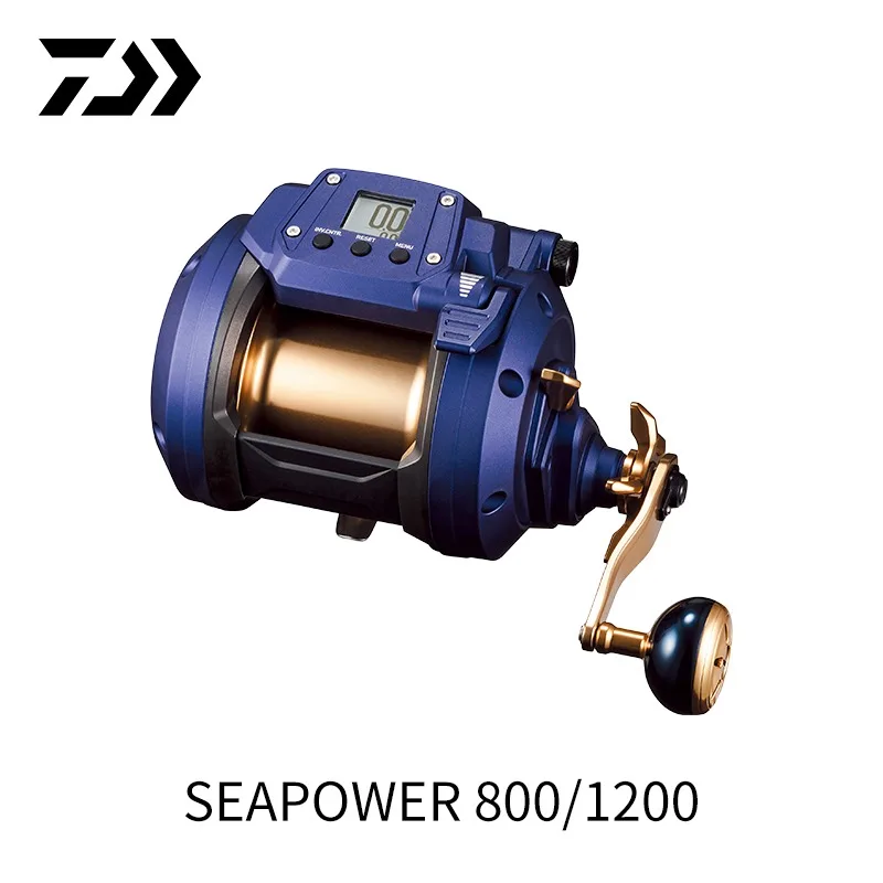 

NEW 2023 DAIWA SEAPOWER 800/1200 Electric Fishing Reel 5+1BB Max Drag 30kg Seawater Fishing Wheel Boat fishing wheel