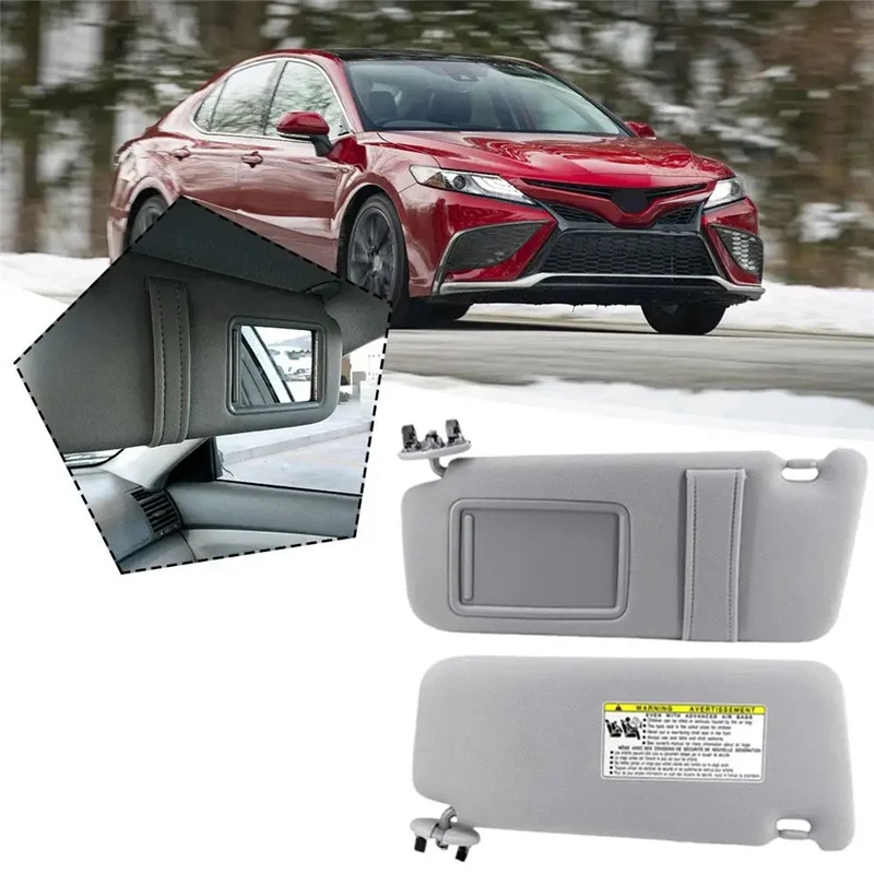 

74310-06750-E0 74320-06780-B0 Front Side Sun Visor Windshield Sunshade Without Cable Automobile For Toyota Camry 2007-11 Parts-A