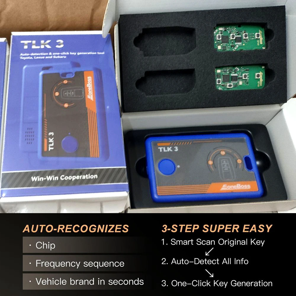 

TLK1 Key Unlocking Device/TLK 2 Locked Key Reuse Tool/TLK3 for Toyota Lexus 8A-AA BA B9 B8 Smart Remote Reuse Tool No Solder
