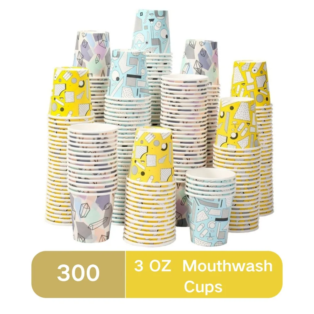 

Lamosi Everyday Disposable Paper Cups, 3 Oz, 300 Count The Paper Cup Is Bpa-free, Made of Premium Food Grade Paper,