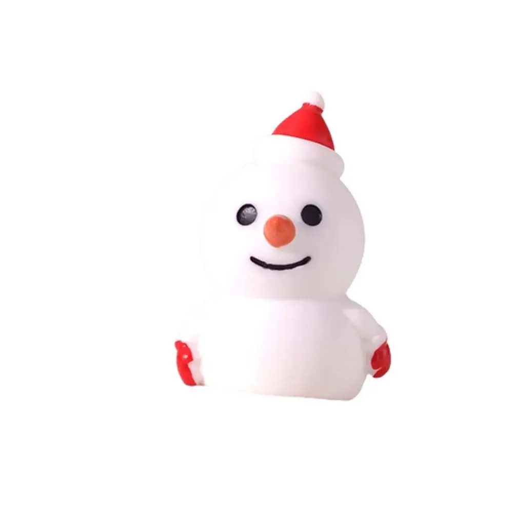 

Миниатюрный снеговик, миниатюрная модель снеговика, Санта-Клаус, Рождественская фигурка Санта-Клауса, милые мини-рождественские украшения