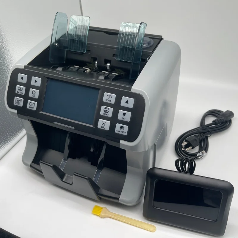 2026 SELL XD-770P Banknote Detector Counter 800-1200 Pcs/min Speed 400-500 Notes Hopper for Multi-Currency Mixed Denomination De