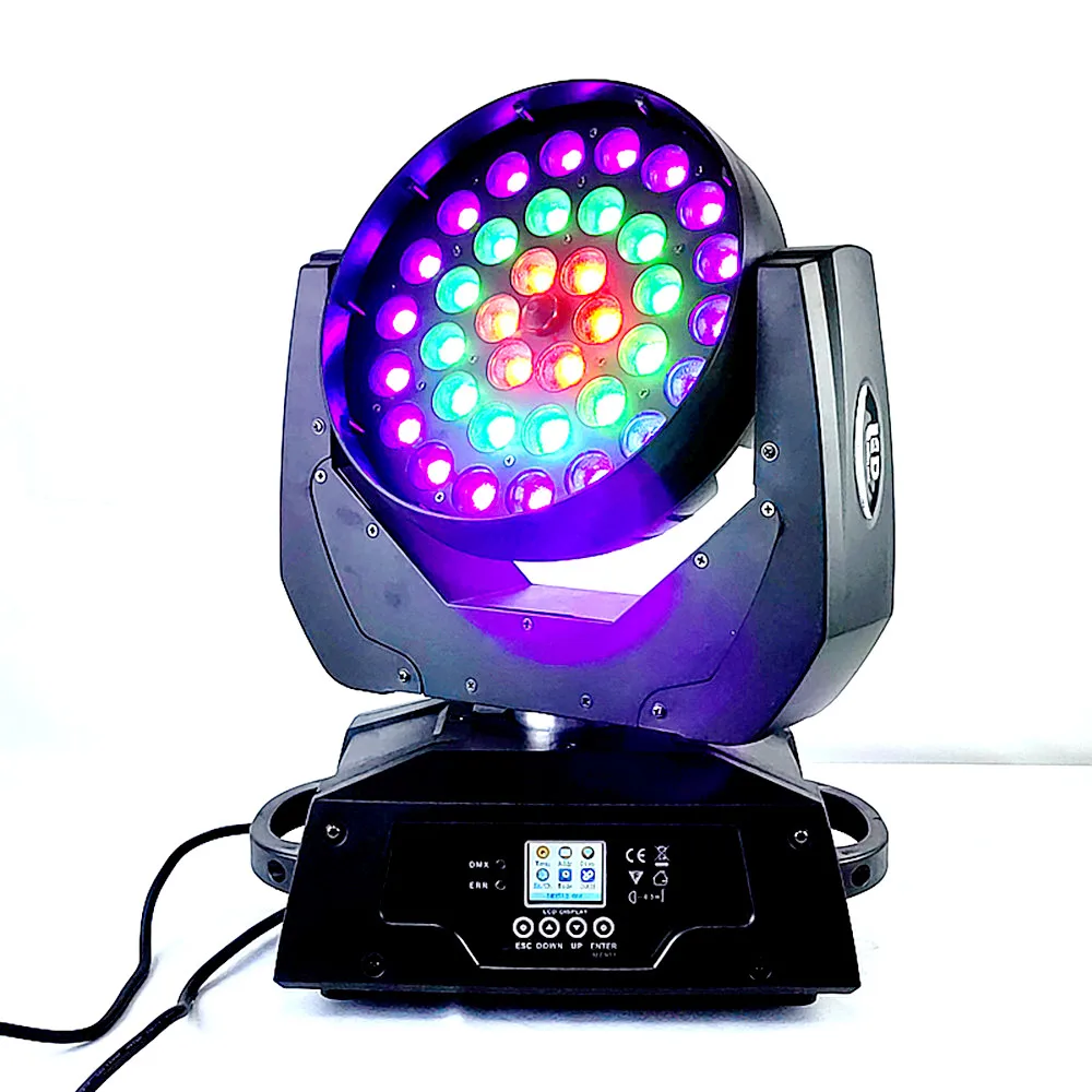 LED 36x18W RGBWA UV Beam+Wash Zoom Moving Head DJ Disco Party Bar Dance Floor Stage Effect Lighting Equipment