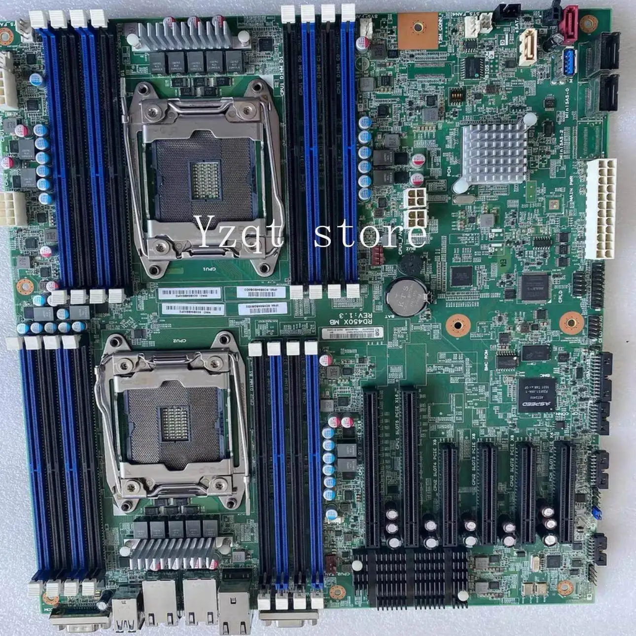 Second-hand computer disassembly RD450X Main Board Dual X99 Server Main Board C612 Chip E-ATX, 2680v4 Support Unique Display