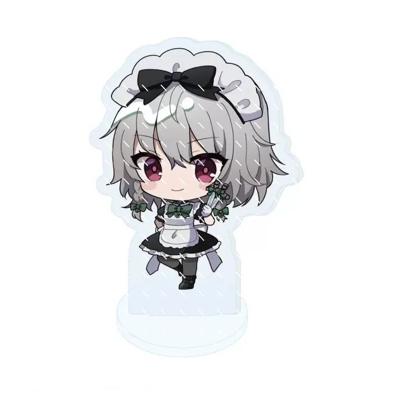 Game Touhou Project 10cm Acrylic Stand Keychain Kirisame Marisa Hakurei Reimu Izayoi Sakuya Tabletop Decorations Gifts