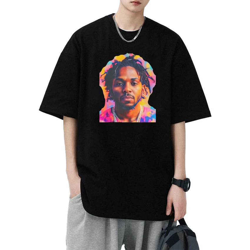 

Hot Rapper Kendrick Lamar Hip Hop Fashion short sleeve T-shirts 2025 Men Women Trend Oversized T shirt Unisex 100% Cotton Tops