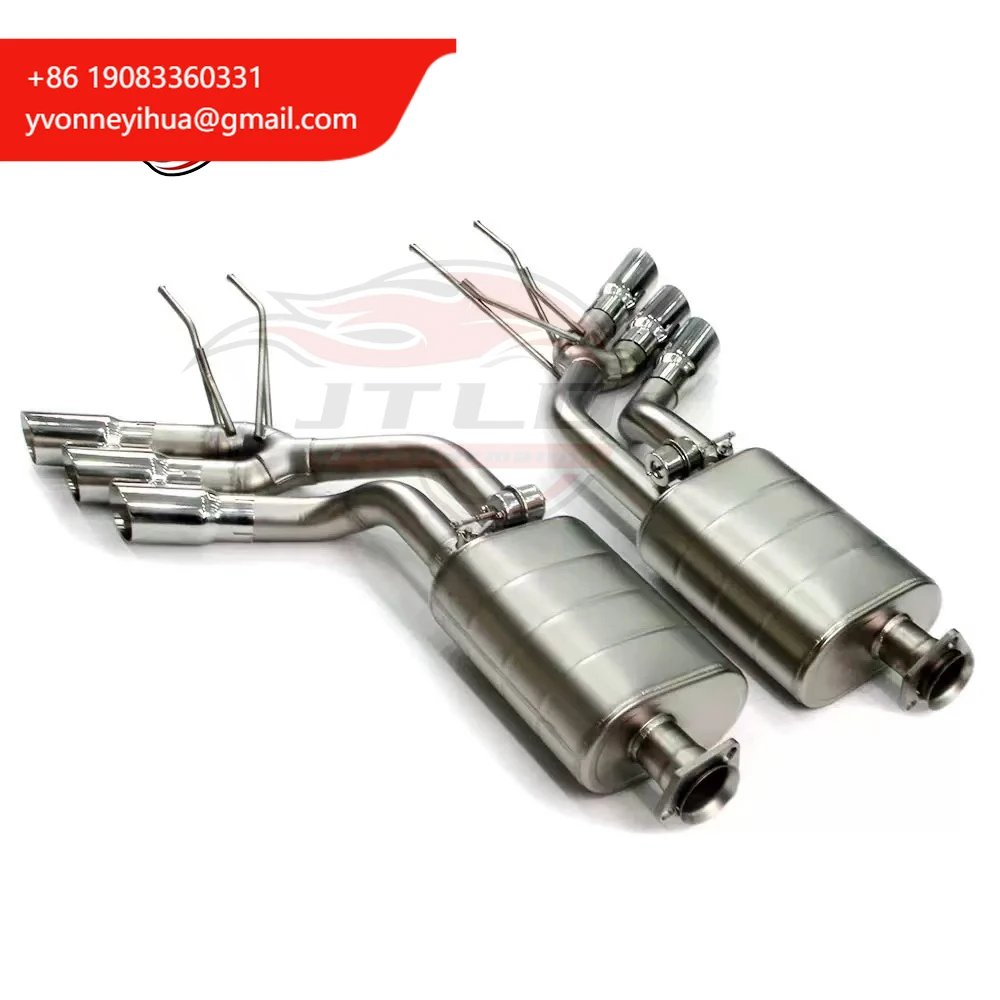

For Mercedes AMG G63 W463 Cat-Back Exhaust System Stainless Steel With Tips - For 5.5L Twin Turbo V8 Engine