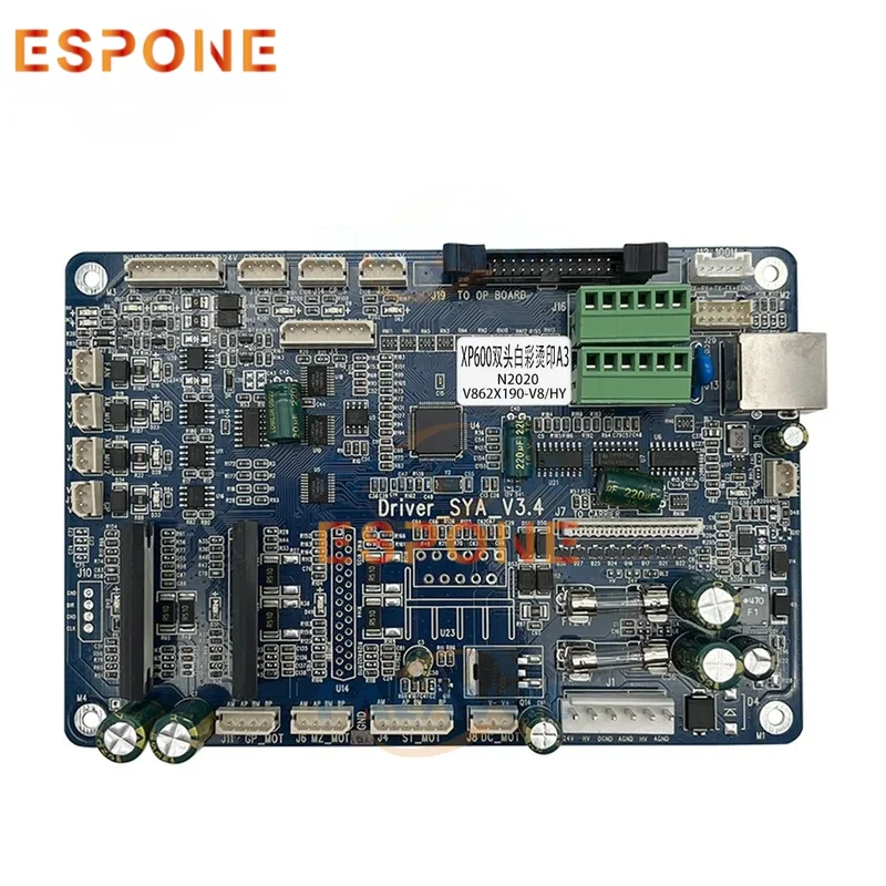 Основная плата ESPONE DTF и каретка — для двойной головки Epson XP600, подходят для принтеров DTF A3/A2/60 см (новая версия: V6/V12)